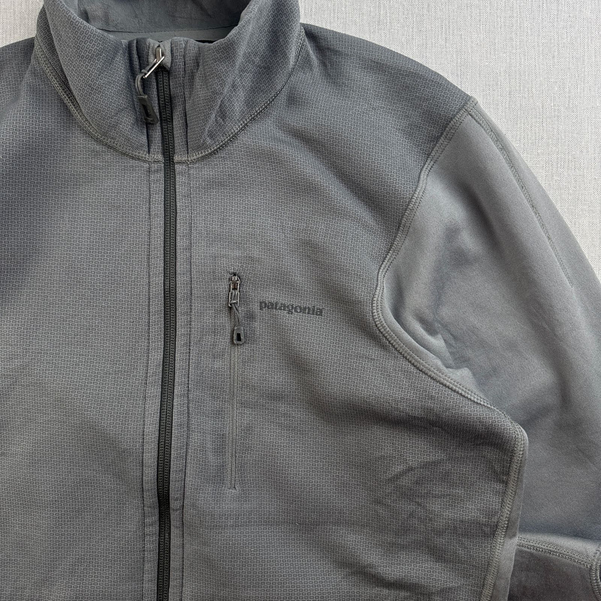 Patagonia パタゴニア ピトンハイブリッド フリースジャケット フルジップ ジャケット グレー 2013年製 2605-00295