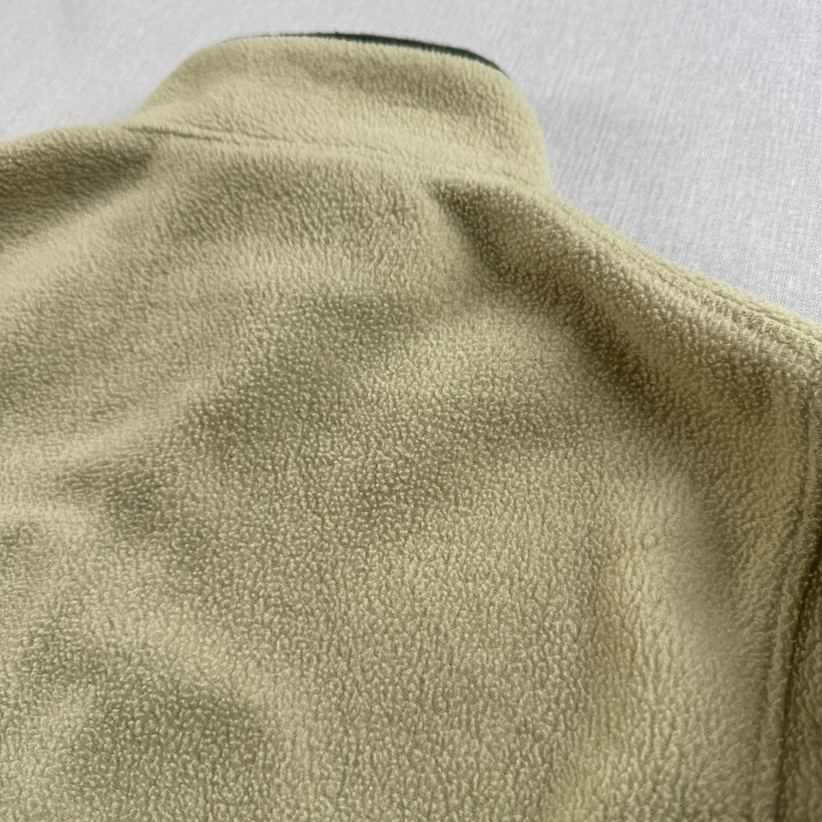 00s Patagonia パタゴニア シンチラ ハーフジップ フリース プルオーバー マースピアル ベージュ クリーム色 2001年製 2605-00343