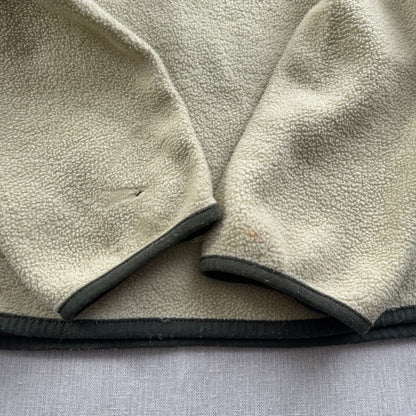 00s Patagonia パタゴニア シンチラ ハーフジップ フリース プルオーバー マースピアル ベージュ クリーム色 2001年製 2605-00343