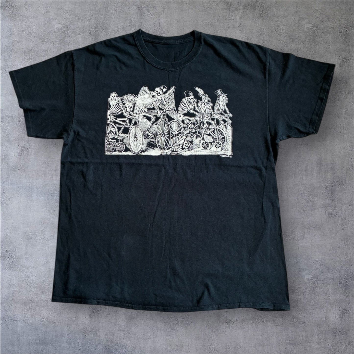 90s スカル ドン・キホーテ DON QUIXOTE POSADA アートT a-u-2505-027