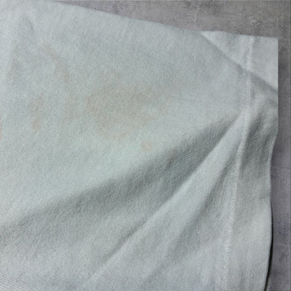 90s human i tee カエル アニマルT anvil USA製 ホワイト M a-u-2505-050