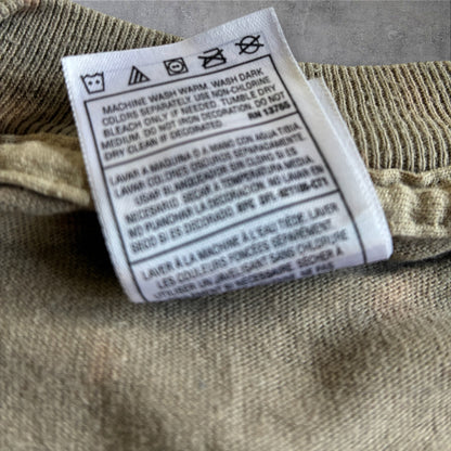 90s カエル 総柄 フルーツオブザルーム 14/16 カーキ a-u-2505-019