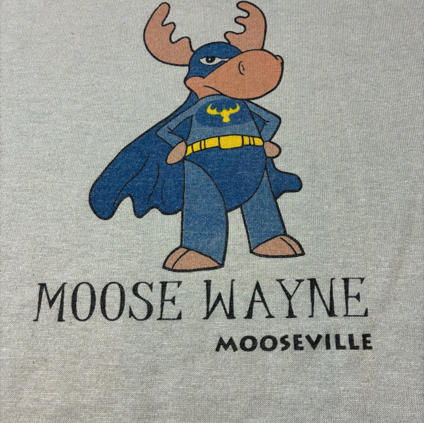 00s MOOSE WAYNE MOOSEVILLE Hanes カーキ L a-u-2505-036