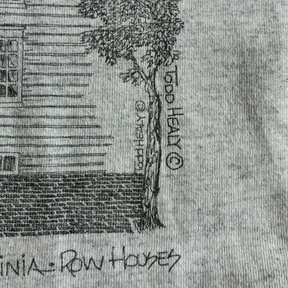 90s TODD HEALY アートT ONEITA グレー L a-u-2505-016