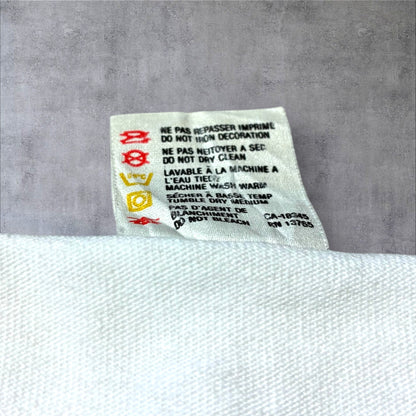 90s Cat Wants Out STUART KATT 猫 アニマルT アートT フルーツオブザルーム カナダ製 ホワイト L a-u-2505-082