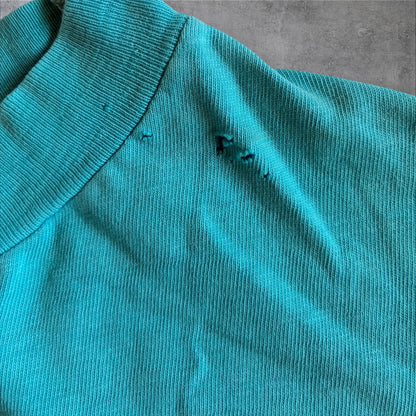 80s Spoleto Festival アートT USA製 Hanes 水色 XL a-u-2505-029