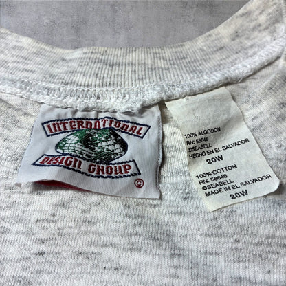 90s SEA BELL USA 犬柄 アニマルT グレー a-u-2505-083