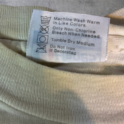 90s AB DIVER サンタカタリナ島 アワビ漁 アートT USA製 Hanes ホワイト XL a-u-2505-020