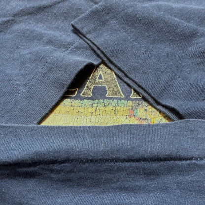 80s 90s Michelangelo ミケランジェロ アダムの創造 アートT ネイビー a-u-2505-045