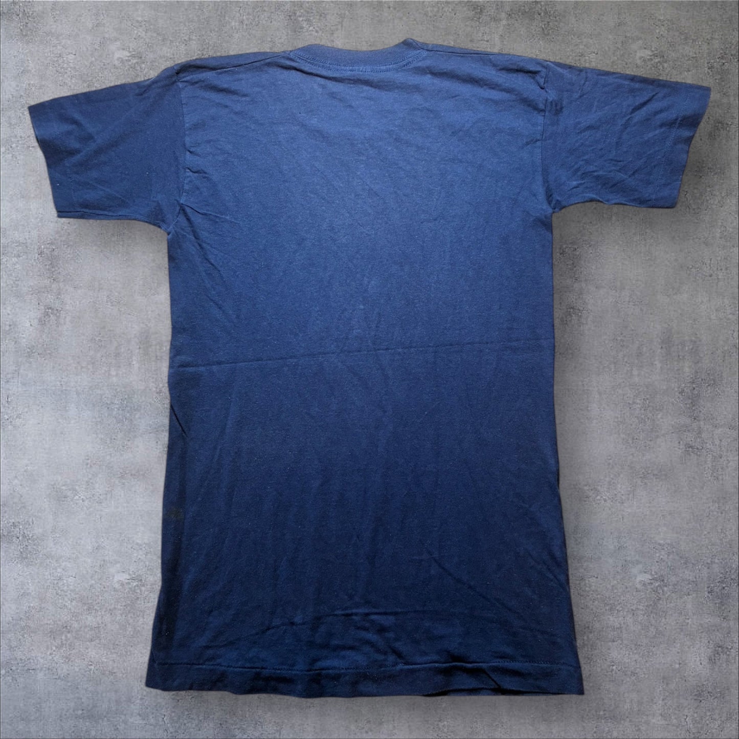 80s 90s Michelangelo ミケランジェロ アダムの創造 アートT ネイビー a-u-2505-045