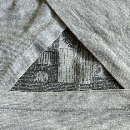 90s TODD HEALY アートT ONEITA グレー L a-u-2505-016