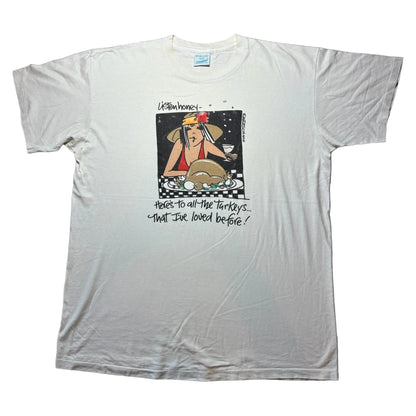 90s アートT EMERSON 94 Peacock USA製 ホワイト a-u-2505-048