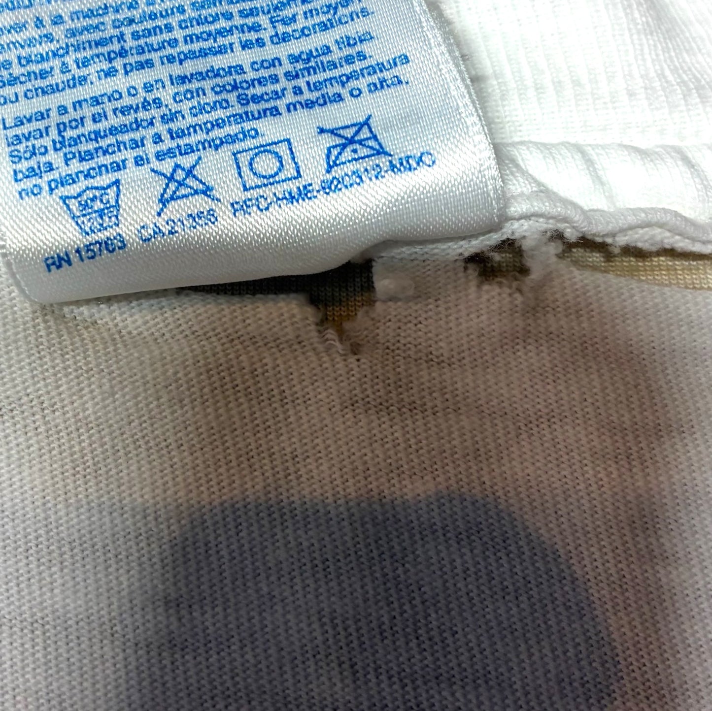 90s LEBERTY GRAPHICS Anne Kilham "maine" Hanes USA製 ホワイト XL a-u-2505-058