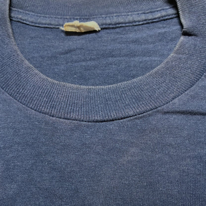 80s 90s Michelangelo ミケランジェロ アダムの創造 アートT ネイビー a-u-2505-045