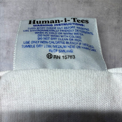 90s Human i tee ネイティブアメリカン USA製 ホワイト XL a-u-2505-067