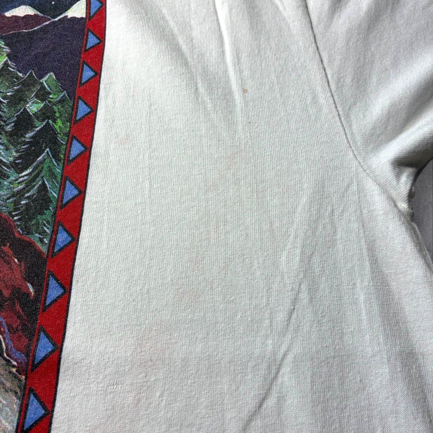 90s Human i tee ネイティブアメリカン USA製 ホワイト XL a-u-2505-067