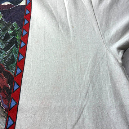 90s Human i tee ネイティブアメリカン USA製 ホワイト XL a-u-2505-067