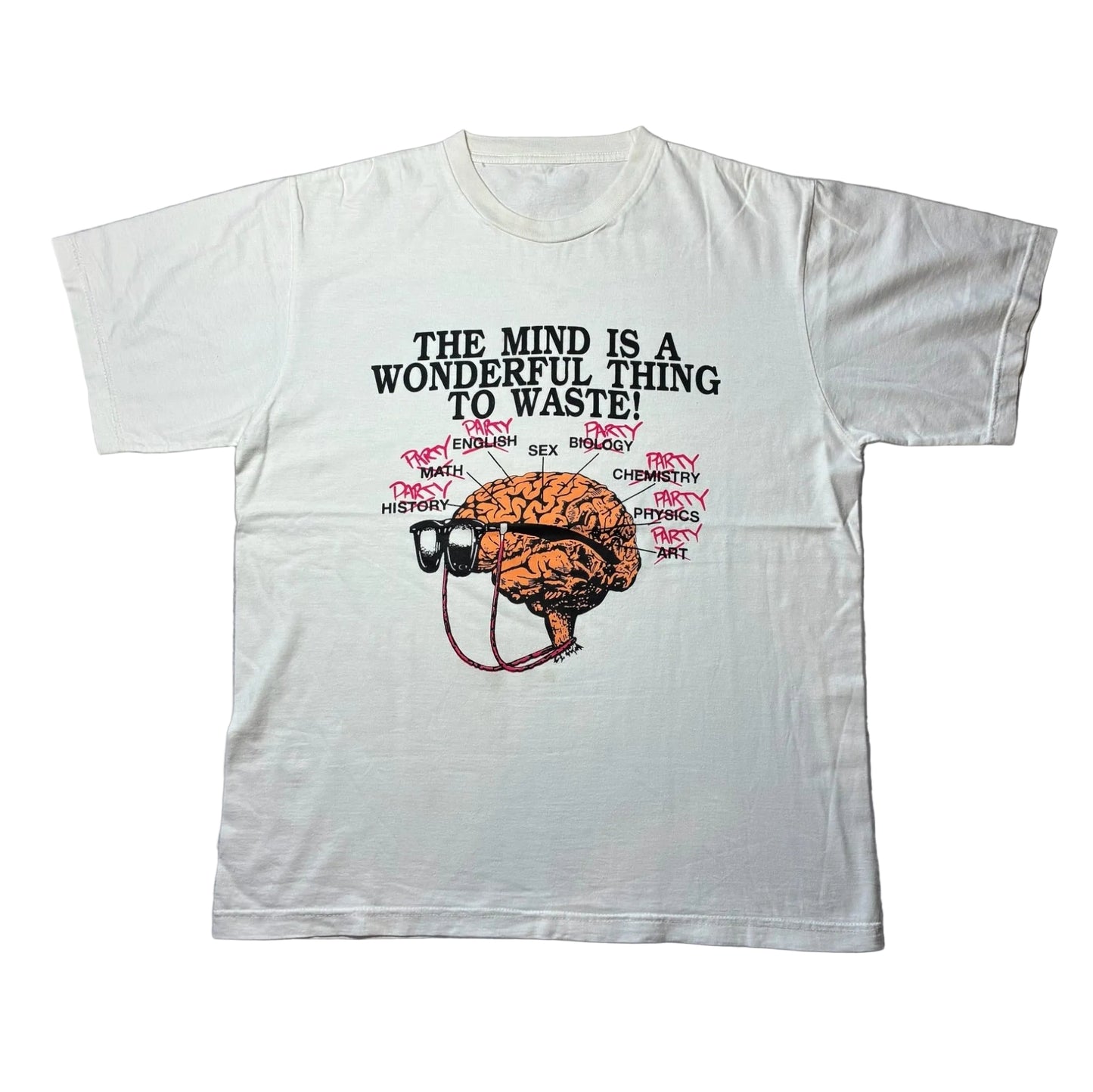 Brain Waves SEX PARTY 脳内アートT  ホワイト a-u-2505-084