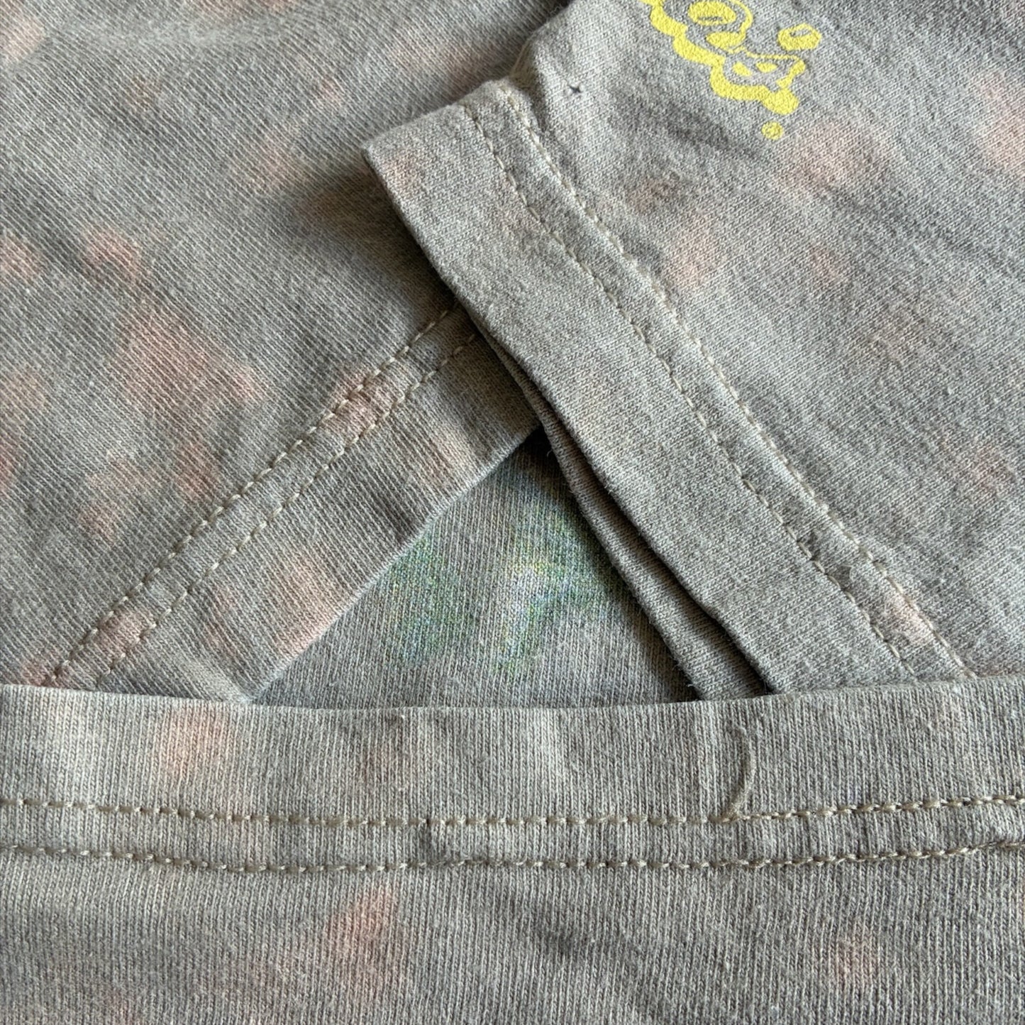 90s カエル 総柄 フルーツオブザルーム 14/16 カーキ a-u-2505-019