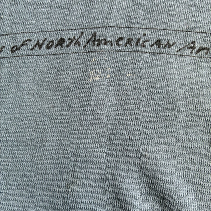 90s Tracks Of North American Animals アニマル 足跡 ONEITA USA製 L a-u-2505-022