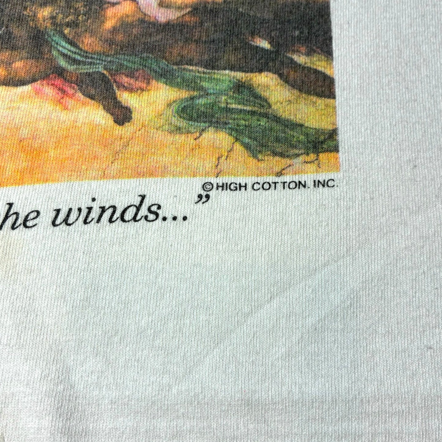 80s 90s Michelangelo ミケランジェロ パロディT pull my finger アートT  ホワイト XL a-u-2505-081