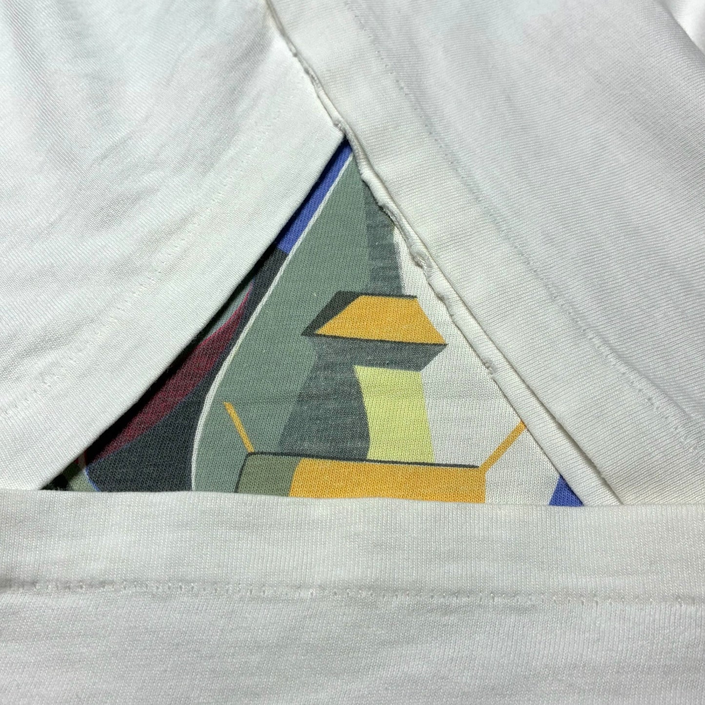 90s LEBERTY GRAPHICS Anne Kilham "maine" Hanes USA製 ホワイト XL a-u-2505-058