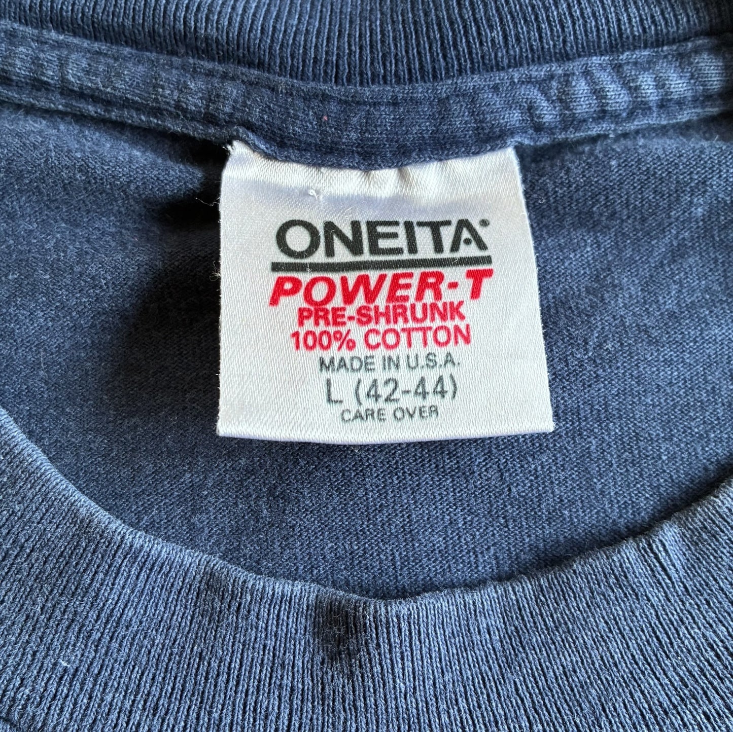 80s 90s duke university カレッジT ONEITA  USA製 L ネイビー a-u-2505-001