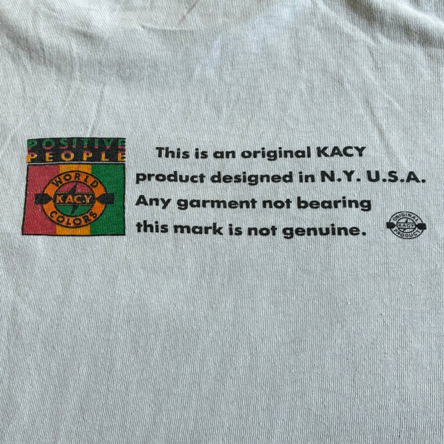 90s KACY WORLD COLORS "FREE YOUR MIND" KACY 1992 USA a-u-2505-011