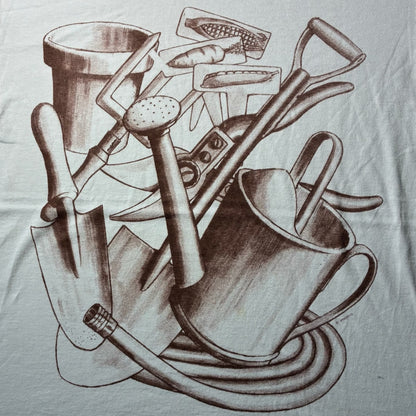 90s studio.Q 工具 アートT テネシーリバー USA製 ホワイト L a-u-2505-069