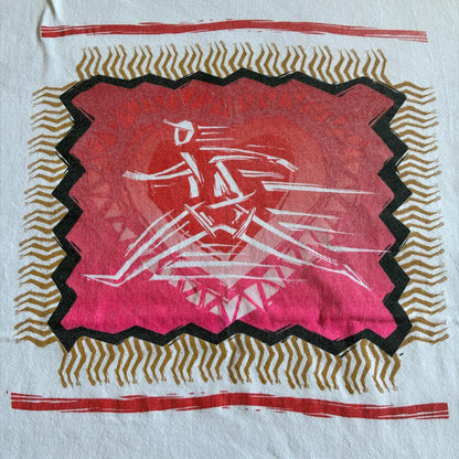 90s プロモT Hanes USA製 ホワイト L a-u-2505-018