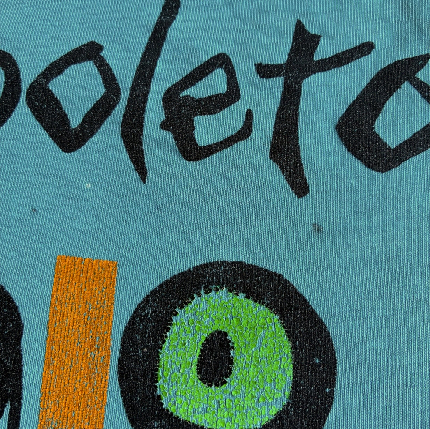 80s Spoleto Festival アートT USA製 Hanes 水色 XL a-u-2505-029