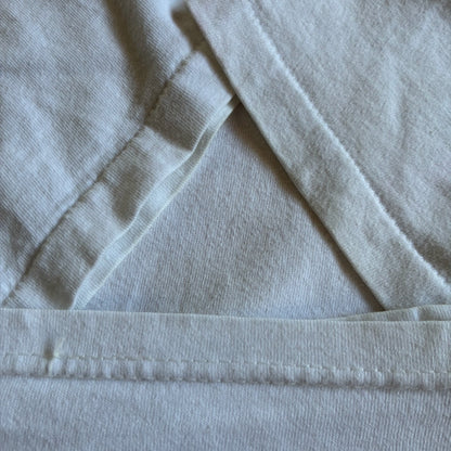 90s プロモT Hanes USA製 ホワイト L a-u-2505-018