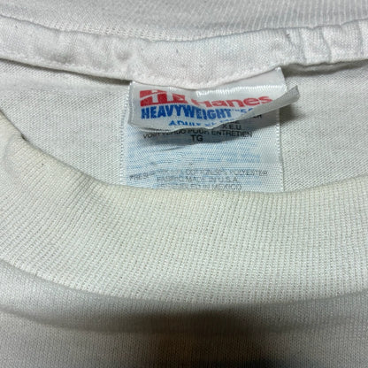 90s 天使 キューピッド アートT Hanes USA製 ホワイト XL a-u-2505-062
