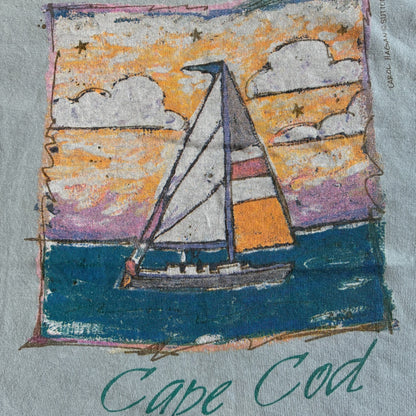 90s Carol Hagan Sution CAPE COD ヨット anvil USA製 L a-u-2505-021