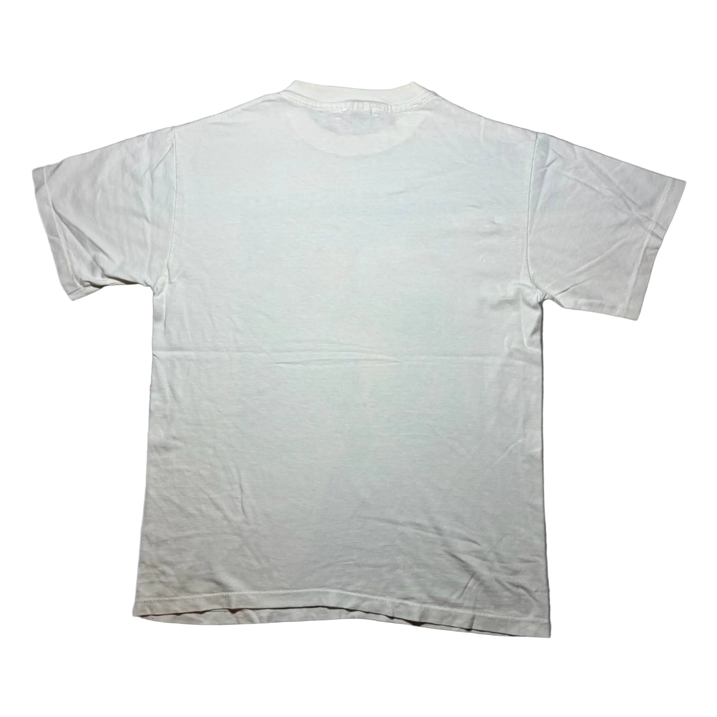 90s human i tee カエル アニマルT anvil USA製 ホワイト M a-u-2505-050