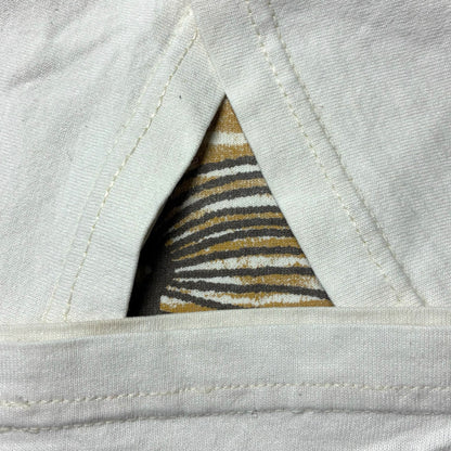 アフリカ トライバルアート アートT スクリーンスターズ ホワイト L a-u-2505-065