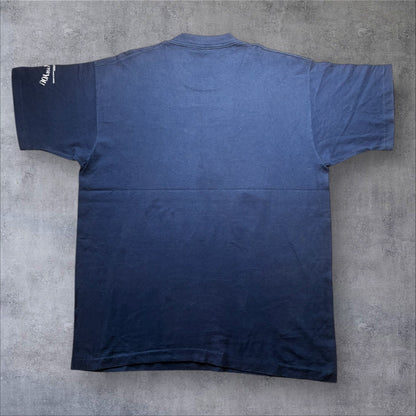 90sb Crazy For You ミュージカルT フルーツオブザルーム USA製 XL ネイビー a-u-2505-041