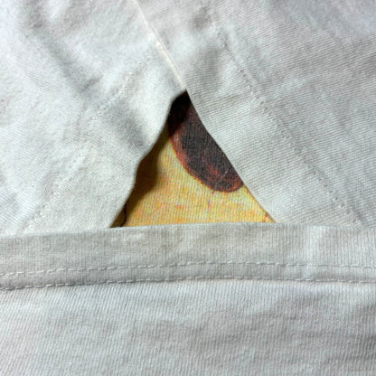 80s 90s Michelangelo ミケランジェロ パロディT pull my finger アートT  ホワイト XL a-u-2505-081