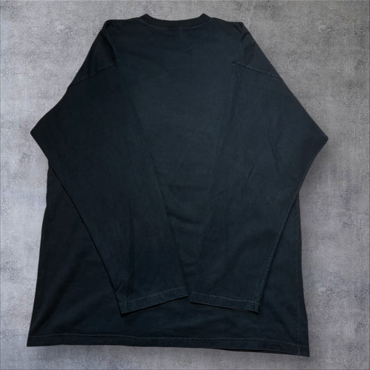 90s ノルウェー リレハンメル オリンピック アルペンスキー ロンT 黒 NORGE a-u-2505-035