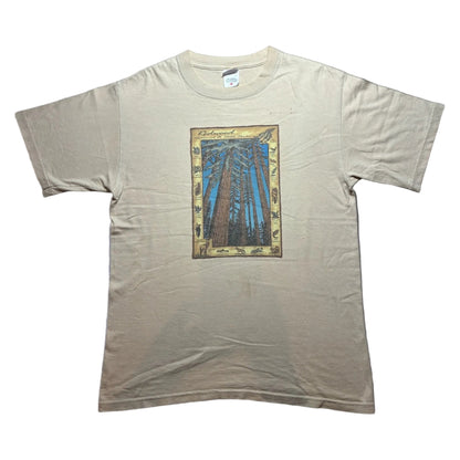 樹木 アニマルT レッドウッド国立/州立公園 スーベニアT anvil ベージュ M a-u-2505-049