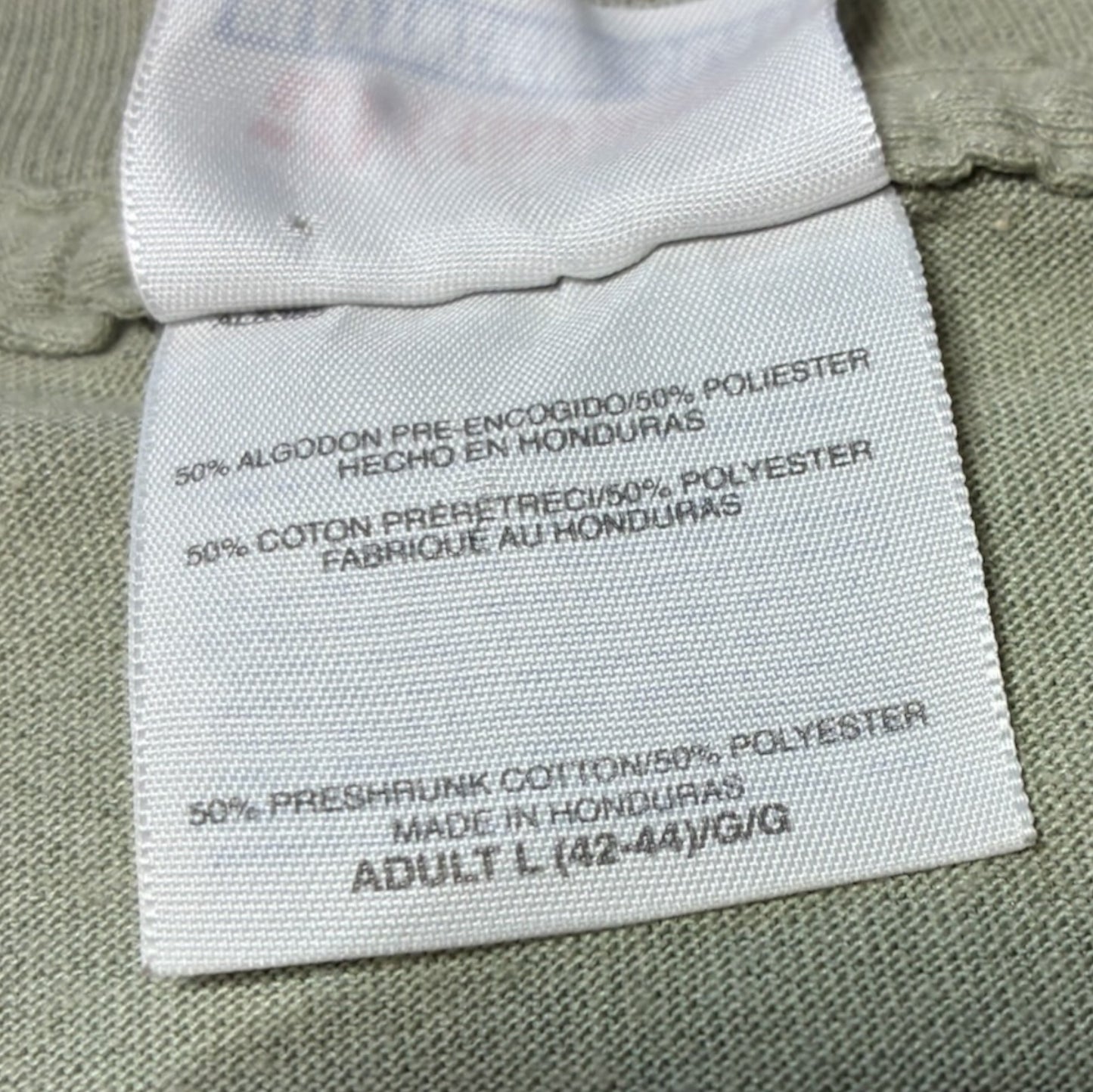 00s MOOSE WAYNE MOOSEVILLE Hanes カーキ L a-u-2505-036