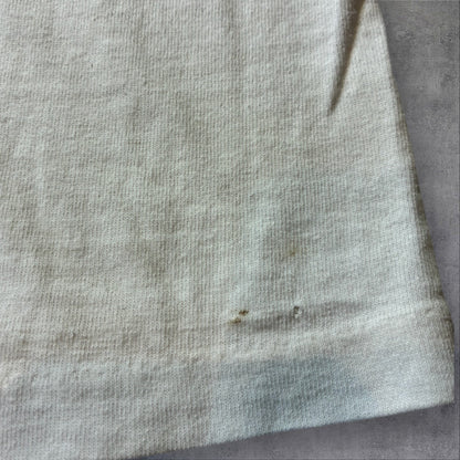 90s ジョークT Max Laffs CLUB RED デルタ USA製 ホワイト XL a-u-2505-038