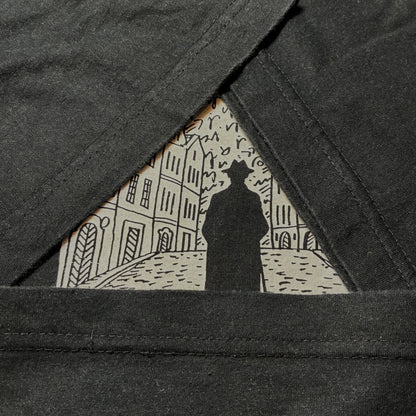 90s Franz Kafka フランツカフカ スーベニアT ブラック M a-u-2505-059