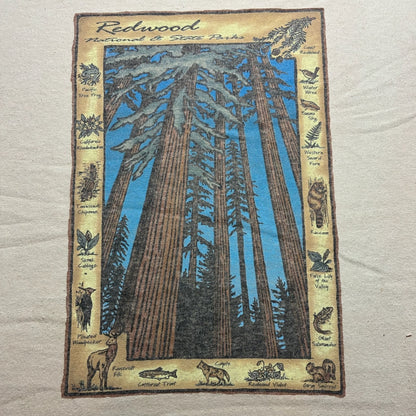 樹木 アニマルT レッドウッド国立/州立公園 スーベニアT anvil ベージュ M a-u-2505-049