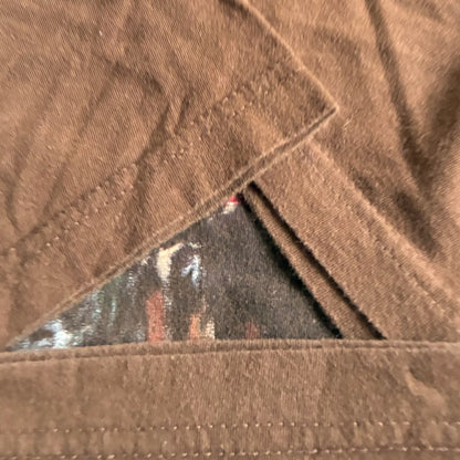 SOLS アートT カフェ L ブラウン a-u-2505-013