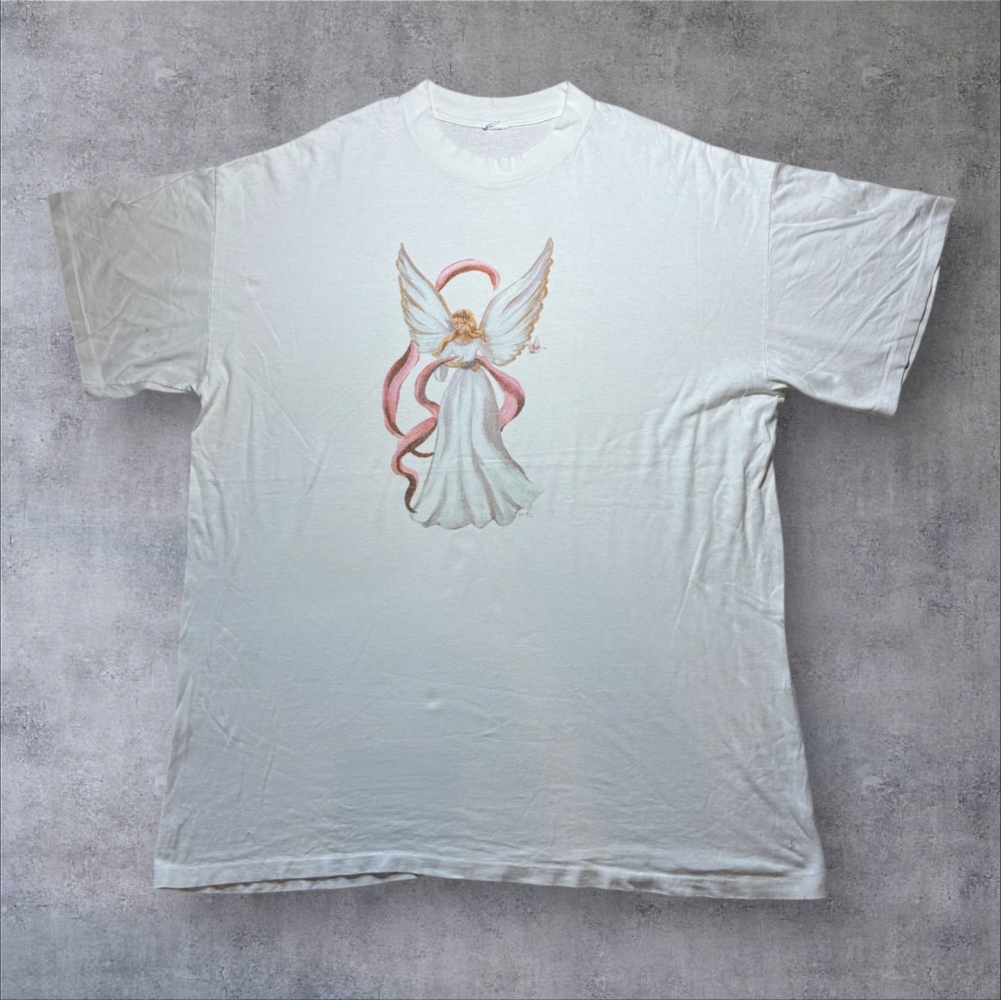 90s 天使 エンジェル アートT ホワイト a-u-2505-042