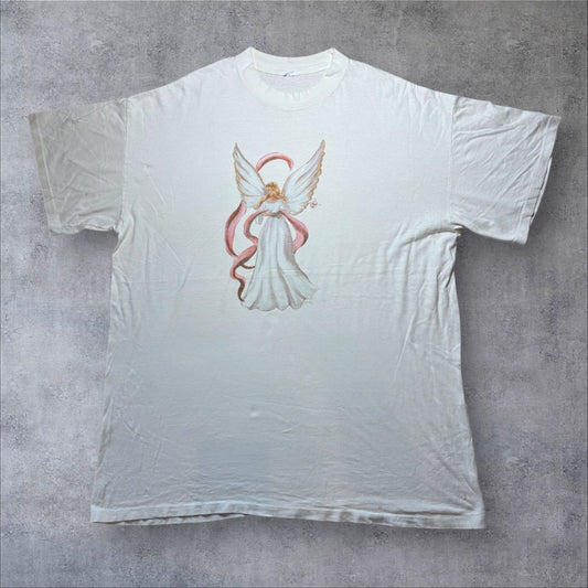 90s 天使 エンジェル アートT ホワイト a-u-2505-042