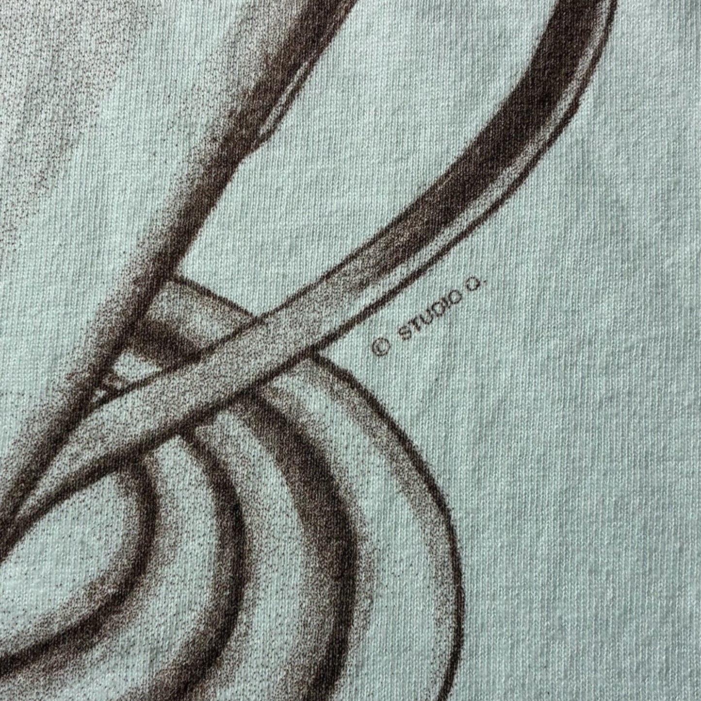 90s studio.Q 工具 アートT テネシーリバー USA製 ホワイト L a-u-2505-069