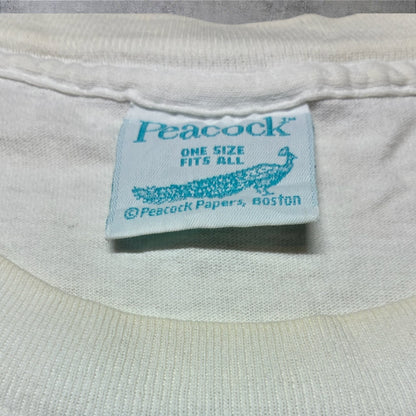 90s アートT EMERSON 94 Peacock USA製 ホワイト a-u-2505-048