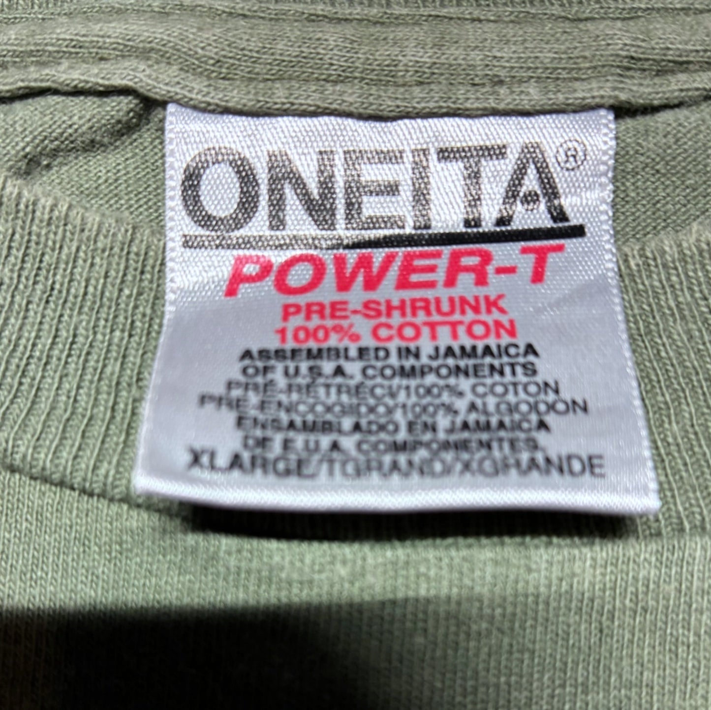 90s 映画祭 CINEQUEST ONEITA カーキ XL a-u-2505-051